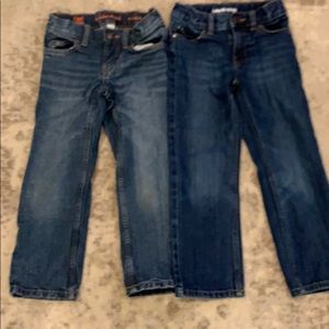 2 PAIRS Lands End Classic Boys Jeans - Size 5